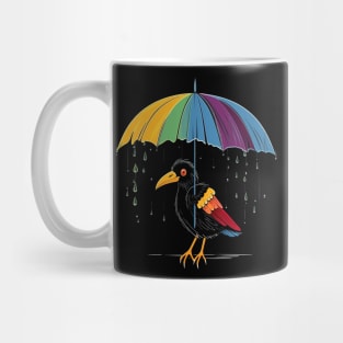 Umbrellabird Rainy Day With Umbrella Mug